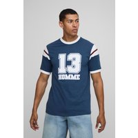 Ringer T-Shirt - Blau - XS, Blau Ringer T-Shirt - Blau - XS, Blau von boohooman