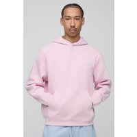 Hoodie mit Homme-Stickerei - Rosa - XS, Rosa von boohooman