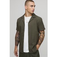 Kariertes Hemd - Khaki - XS, Khaki Kariertes Hemd - Khaki - XS, Khaki von boohooman