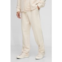 Lockere Bouclee-Hose mit elastischem Bund - Ecru - XS, Ecru Lockere Bouclee-Hose mit elastischem Bund - Ecru - XS, Ecru von boohooman
