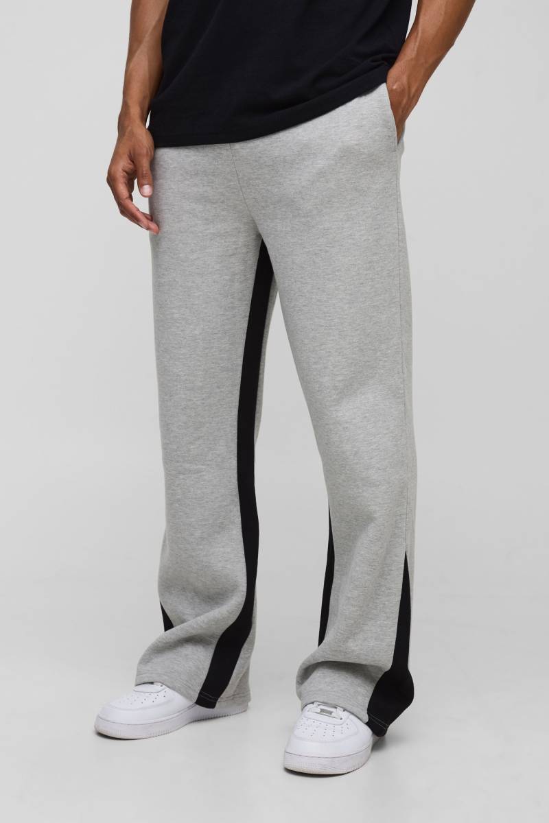 Lockere Schlag-Jogginghose - Grau - XS, Grau von boohooman