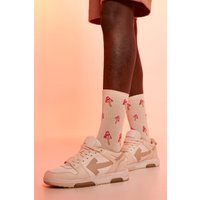 Rema Jacquard Pilz-Socken - Grau - ONE SIZE, Grau Rema Jacquard Pilz-Socken - Grau - ONE SIZE, Grau von boohooman