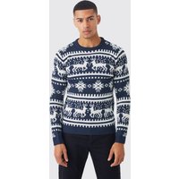 Rentier Weihnachtspullover von boohooman