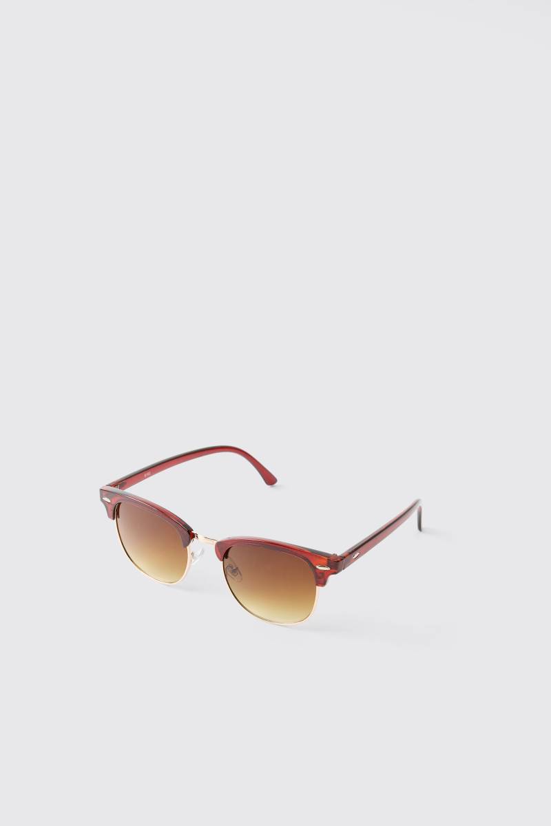 Rote Retro-Sonnenbrille - ONE SIZE, Rot Rote Retro-Sonnenbrille - ONE SIZE, Rot von boohooman