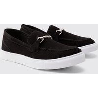 Robuste Mokassins aus Wildlederimitat mit Trense von boohooman