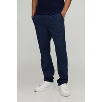 Schmale Chino-Hose - Blau - 30, Blau von boohooman