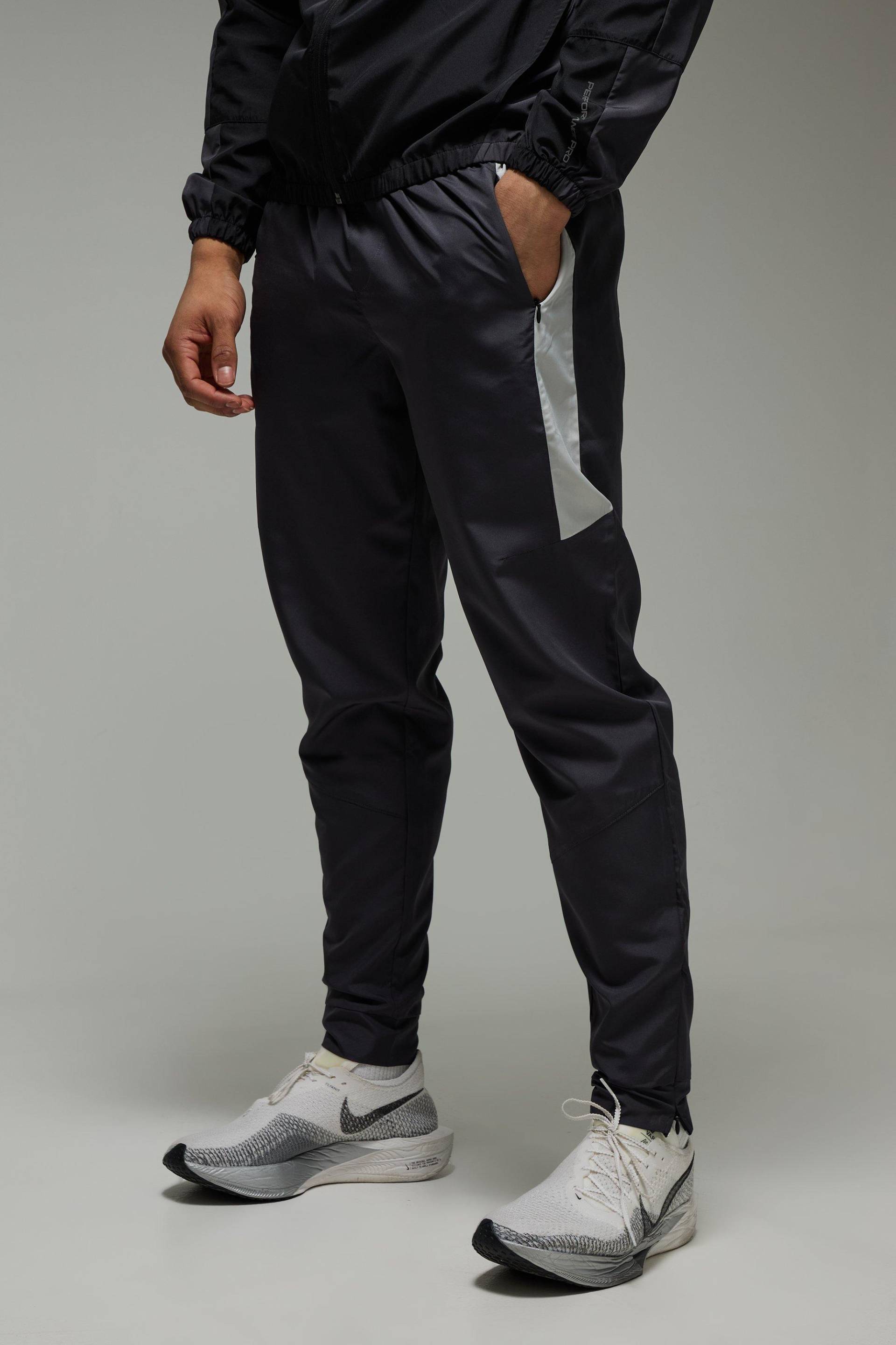 Schmale Man Active Jogginghose - Grau - S, Grau von boohooman