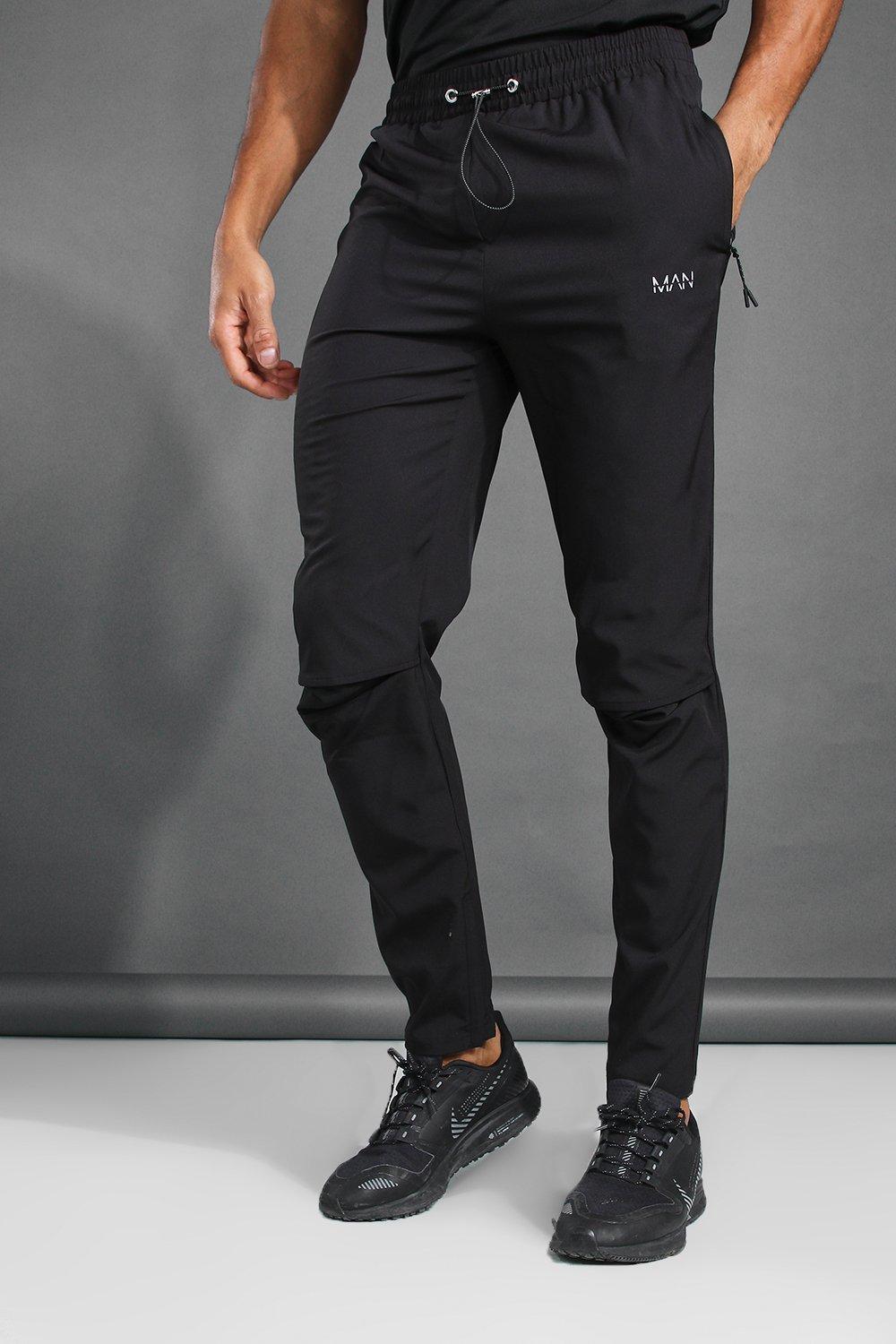Schmale Man Active Jogginghose - schwarz - 2XL, schwarz von boohooman