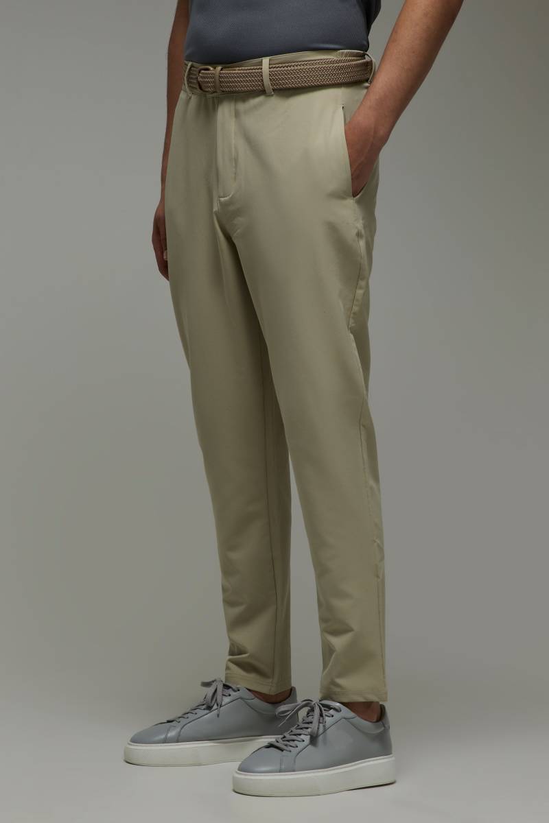 Schmale Man Active Stretch Golf-Hose - Grau - L, Grau von boohooman