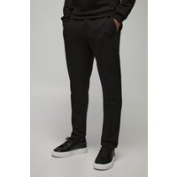 Schmale Slim-Fit Jogginghose - Schwarz - XS, Schwarz von boohooman