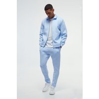 Scuba Harrington-Jacke - Blau - XS, Blau von boohooman