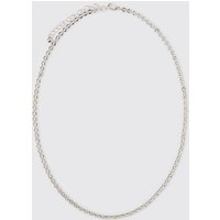 Silver Chain Necklace - Silber - ONE SIZE, Silber Silver Chain Necklace - Silber - ONE SIZE, Silber von boohooman