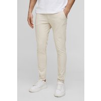 Skinny Chino-Hose - Grau - 30, Grau von boohooman