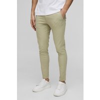 Skinny Chino-Hose in Khaki von boohooman