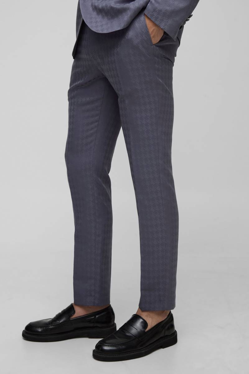 Skinny Hahnentritt-Hose von boohooman