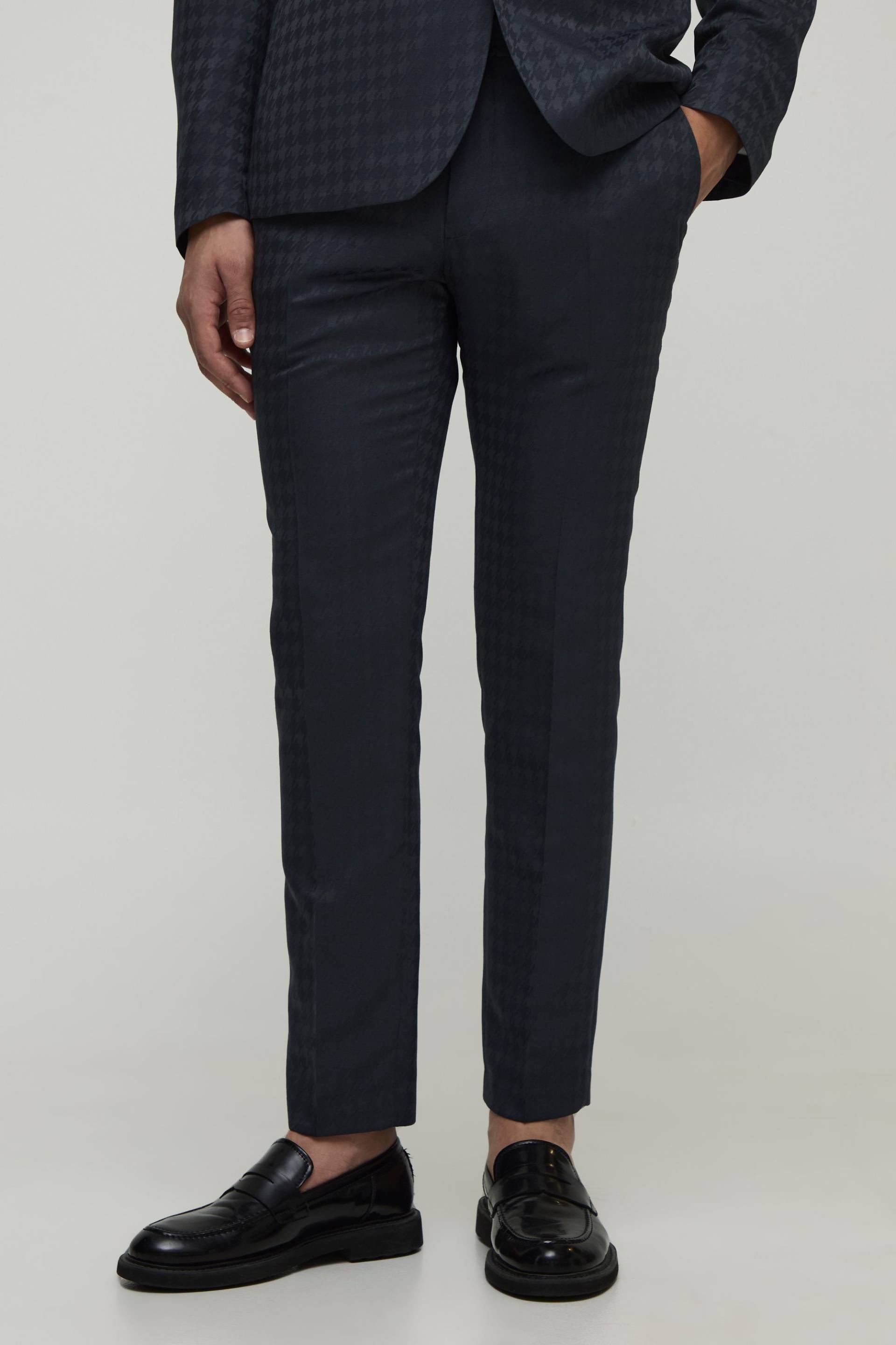 Skinny Hahnentritt-Hose von boohooman