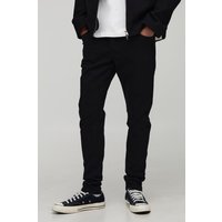 Skinny Jeans - Schwarz - 34R, Schwarz von boohooman