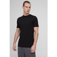 Slim-Fit Basic T-Shirt - Schwarz - XS, Schwarz von boohooman