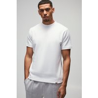 Slim-Fit Man T-Shirt - Weiß - S, Weiß Slim-Fit Man T-Shirt - Weiß - S, Weiß von boohooman