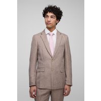 Einreihige Slim-Fit Anzugjacke - Braun - XS, Braun Einreihige Slim-Fit Anzugjacke - Braun - XS, Braun von boohooman