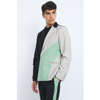 Slim-Fit Wickel-Anzugjacke - Grün - 38, Grün Slim-Fit Wickel-Anzugjacke - Grün - 38, Grün von boohooman