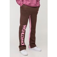 Slim Fit Worldwide Jogginghose - Braun - XS, Braun Slim Fit Worldwide Jogginghose - Braun - XS, Braun von boohooman
