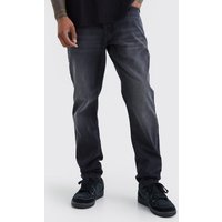 Slim Jeans - Schwarz - 28R, Schwarz von boohooman