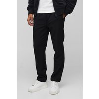 Smarte Jogginghose mit elastischem Bund - Schwarz - M, Schwarz von boohooman