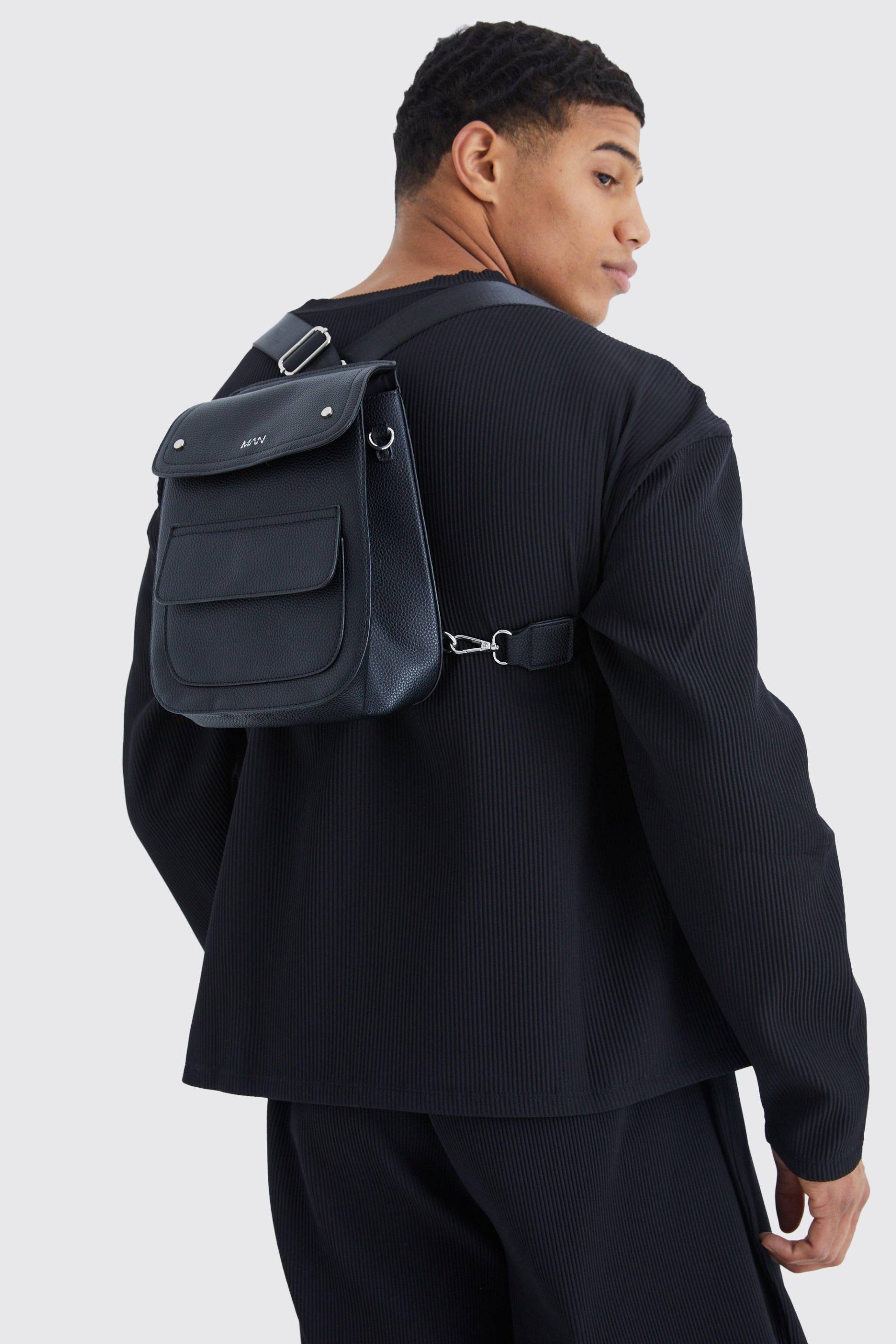 Smarte Multi-Way Man Umhängetasche - Schwarz - ONE SIZE, Schwarz Smarte Multi-Way Man Umhängetasche - Schwarz - ONE SIZE, Schwarz von boohooman