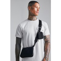 Smarte Umhängetasche mit doppelten Taschen von boohooman