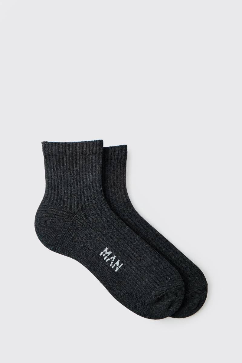 Socken mit Man-Etikett von boohooman