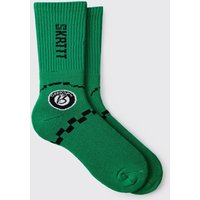 Socken mit Racing-Flagge von boohooman