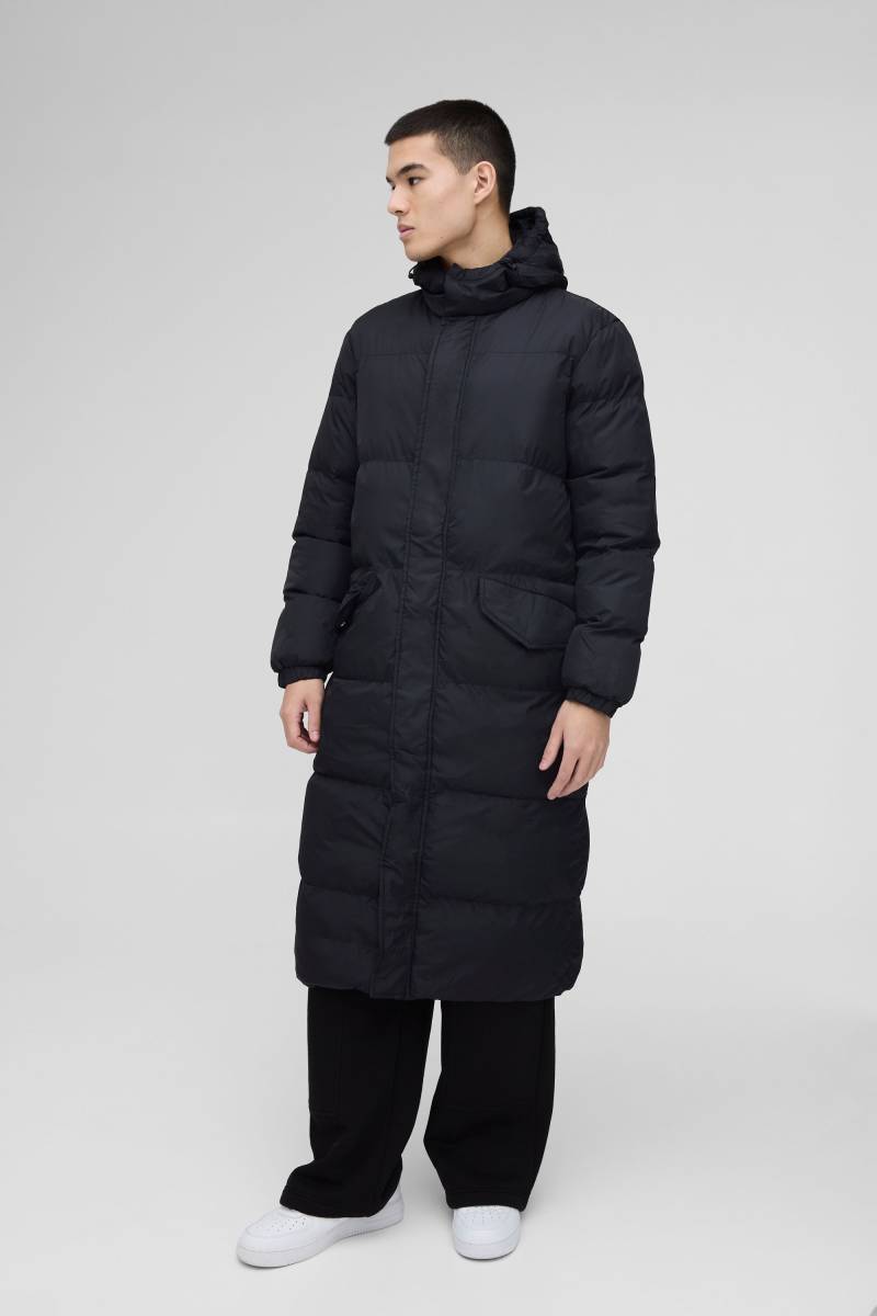 Steppjacke mit Kapuze - Schwarz - XS, Schwarz Steppjacke mit Kapuze - Schwarz - XS, Schwarz von boohooman