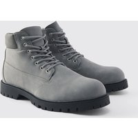 Stiefel - Grau - 43, Grau von boohooman