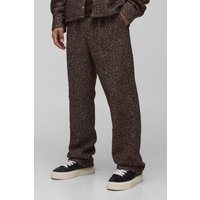 Hose mit geradem Bein - Braun - XS, Braun Hose mit geradem Bein - Braun - XS, Braun von boohooman