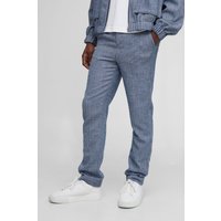 Hose mit geradem Bein - Blau - XS, Blau Hose mit geradem Bein - Blau - XS, Blau von boohooman