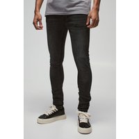 Super Skinny Stretch Jeans in Grau - 34S, Grau von boohooman