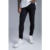 Super Skinny Stretch Jeans - Schwarz - 32R, Schwarz von boohooman