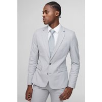 Super Skinny einreihige Anzugjacke - Grau - 42, Grau von boohooman