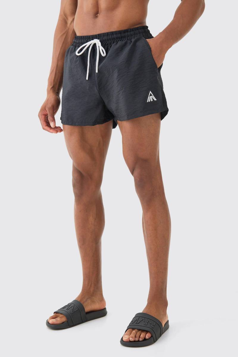 Super kurze Man Badehose in Knitteroptik von boohooman
