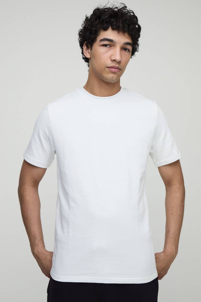 T-Shirt - Weiß - XS, Weiß von boohooman