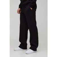 Tall 330GBM Basic Jogginghose mit geradem Bein - Schwarz - 2XL, Schwarz von boohooman