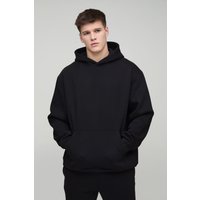 Tall 330GBM Basic Oversize Hoodie - Schwarz - XL, Schwarz von boohooman