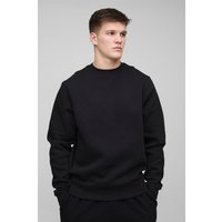 Tall 330Grm Basic Rundhals-Sweatshirt - Schwarz - S, Schwarz Tall 330Grm Basic Rundhals-Sweatshirt - Schwarz - S, Schwarz von boohooman