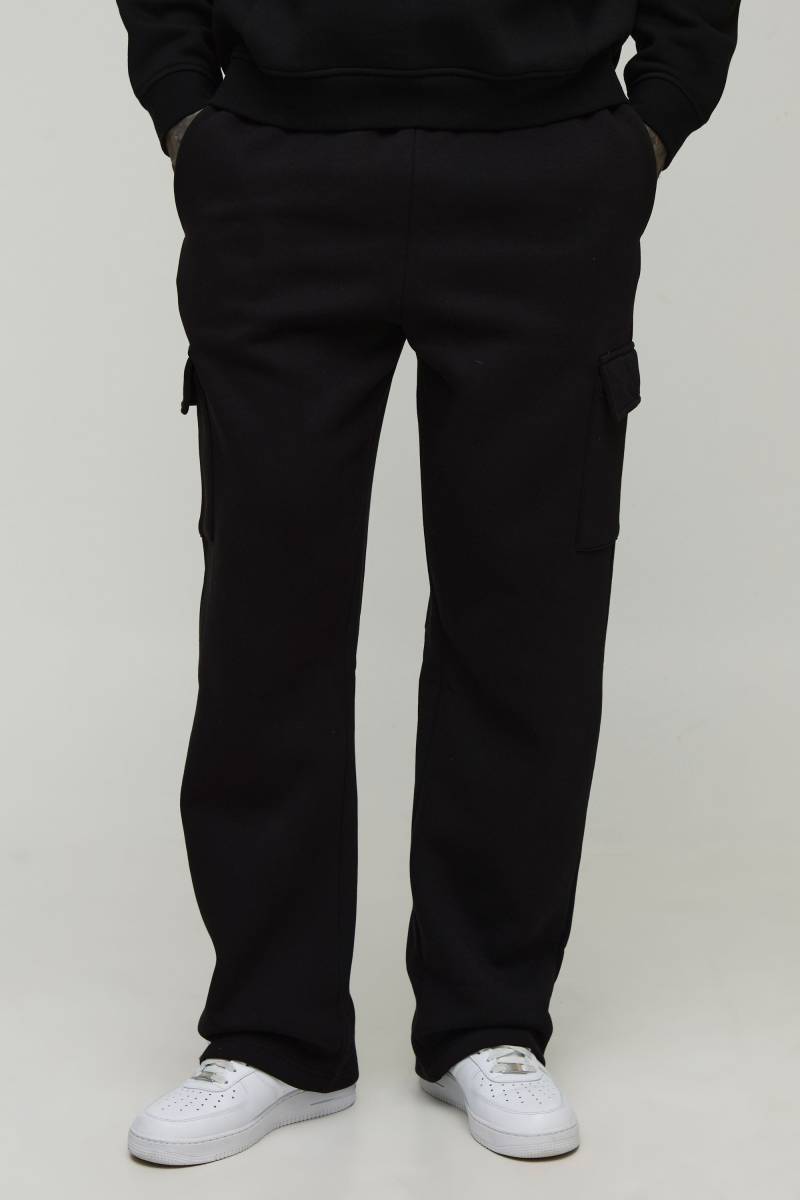 Tall Basic Cargo-Jogginghose mit geradem Bein von boohooman