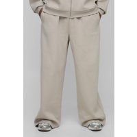 Tall Basic Jogginghose mit extrem weitem Bein - Grau - L, Grau von boohooman