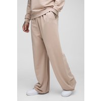 Tall Basic Jogginghose mit breiter Passform - Braun - 2XL, Braun von boohooman