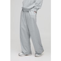 Tall Basic Jogginghose mit breiter Passform - Grau - S, Grau von boohooman