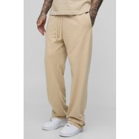 Tall Basic Jogginghose mit geradem Bein - Taupe - XL, Taupe von boohooman