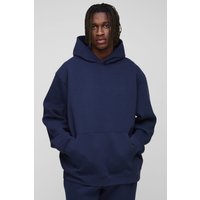 Tall Basic Oversize Hoodie - Blau - XL, Blau Tall Basic Oversize Hoodie - Blau - XL, Blau von boohooman
